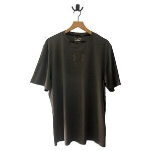 Under Armour Run T-Shirt Athletic Running Training Tee Gray Extra Large‎ XL